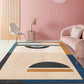 Multicolor Designer Rug Cotton Blend Color Block Indoor Rug Easy Care Machine Washable Area Carpet for Home Dark Beige Clearhalo 'Area Rug' 'Rug' 2295838