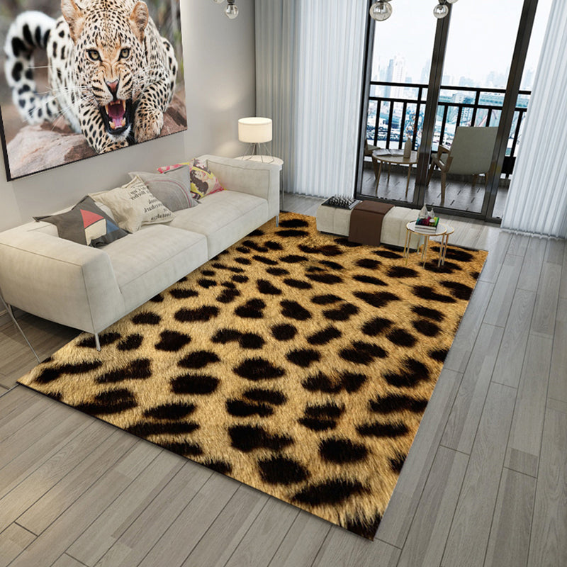 Designer Living Room Rug Multicolor Animal Skin Printed Indoor Rug Non-Slip Washable Carpet Light Yellow Clearhalo 'Area Rug' 'Casual' 'Rugs' Rug' 2295861