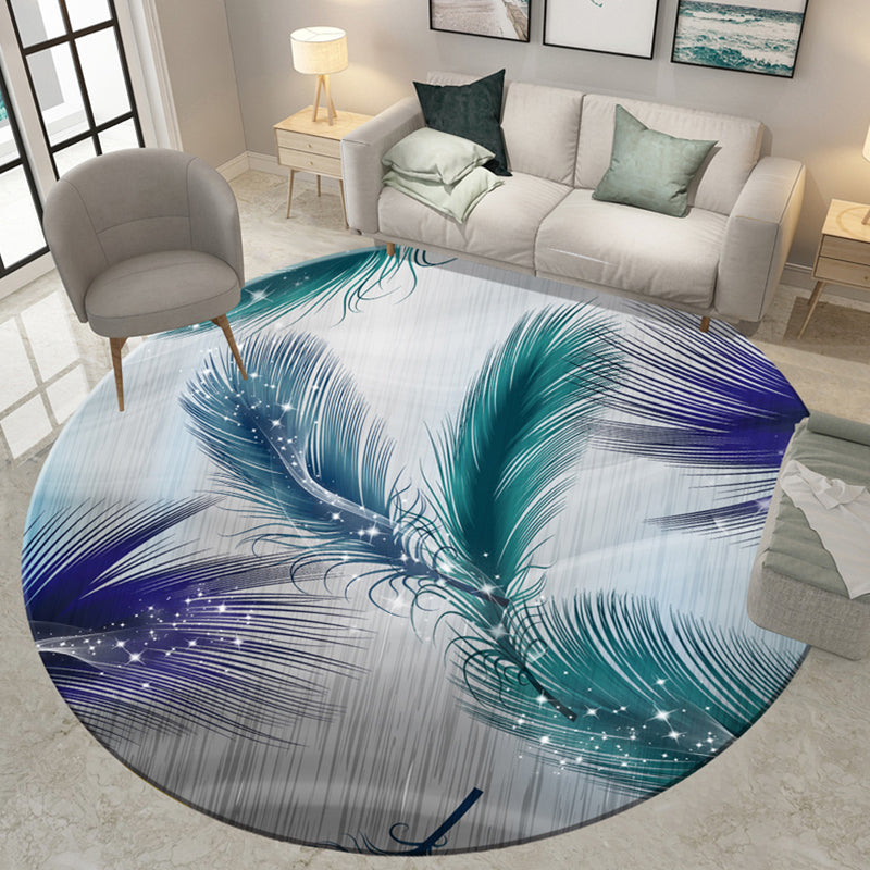 Modern Parlor Rug Multi Colored Geometric Pattern Area Rug Polypropylene Easy Care Pet Friendly Carpet Clearhalo 'Area Rug' 'Modern' 'Rugs' Rug' 2295888