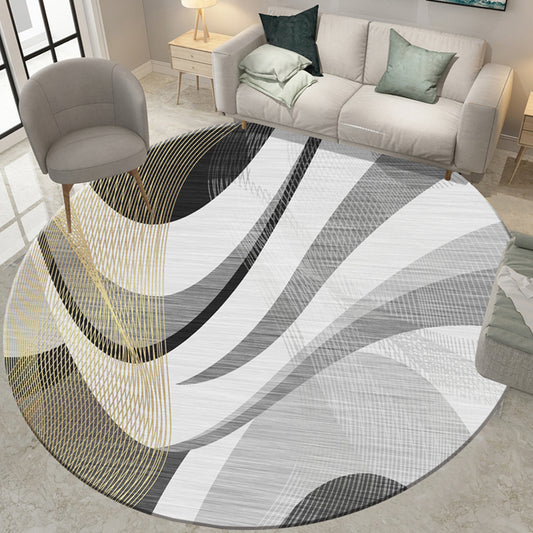 Modern Parlor Rug Multi Colored Geometric Pattern Area Rug Polypropylene Easy Care Pet Friendly Carpet Clearhalo 'Area Rug' 'Modern' 'Rugs' Rug' 2295893