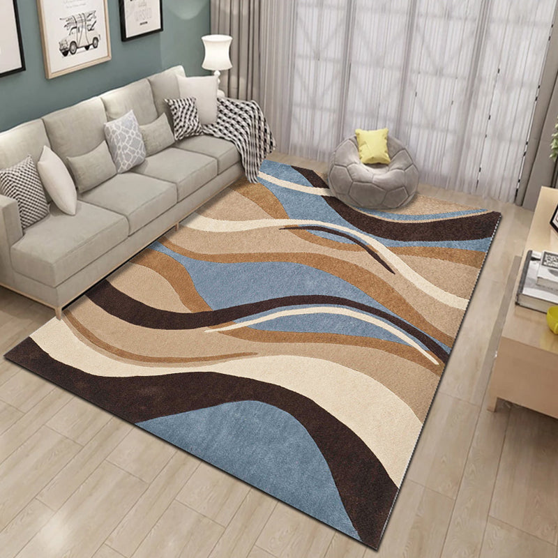 Formal Plant Printed Rug Multi Colored Polyster Indoor Rug Non-Slip Pet Friendly Washable Area Carpet for Parlor Clearhalo 'Area Rug' 'Modern' 'Rugs' Rug' 2295942