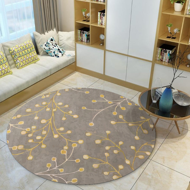 Nordic Decoration Rug Multi Color Floral Print Indoor Rug Polypropylene Anti-Slip Pet Friendly Carpet Clearhalo 'Area Rug' 'Modern' 'Rugs' Rug' 2295969