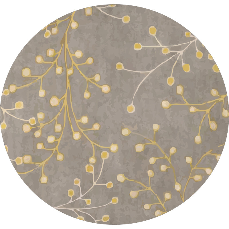 Nordic Decoration Rug Multi Color Floral Print Indoor Rug Polypropylene Anti-Slip Pet Friendly Carpet Clearhalo 'Area Rug' 'Modern' 'Rugs' Rug' 2295972