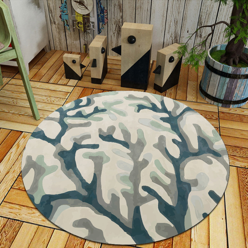 Nordic Decoration Rug Multi Color Floral Print Indoor Rug Polypropylene Anti-Slip Pet Friendly Carpet Clearhalo 'Area Rug' 'Modern' 'Rugs' Rug' 2295974