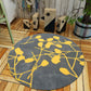 Nordic Decoration Rug Multi Color Floral Print Indoor Rug Polypropylene Anti-Slip Pet Friendly Carpet Yellow Clearhalo 'Area Rug' 'Modern' 'Rugs' Rug' 2295977