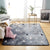 Multi Colored Cottage Rug Polyster Plant Printed Area Carpet Non-Slip Backing Pet Friendly Rug for Parlor Silver Gray Clearhalo 'Area Rug' 'French Country' 'Rugs' Rug' 2295991