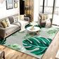 Multi Colored Tropical Rug Synthetics Plant Printed Indoor Rug Anti-Slip Backing Easy Care Area Carpet for Room Green Clearhalo 'Area Rug' 'Rug' 2296005