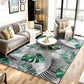 Multi Colored Tropical Rug Synthetics Plant Printed Indoor Rug Anti-Slip Backing Easy Care Area Carpet for Room Grey Clearhalo 'Area Rug' 'Rug' 2296014