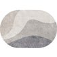 Trendy Home Decor Rug Multi-Colored Color Block Indoor Rug Cotton Blend Machine Washable Easy Care Carpet Light Gray-Black Clearhalo 'Area Rug' 'Rug' 2296039