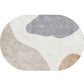 Trendy Home Decor Rug Multi-Colored Color Block Indoor Rug Cotton Blend Machine Washable Easy Care Carpet Silver Gray Clearhalo 'Area Rug' 'Rug' 2296041