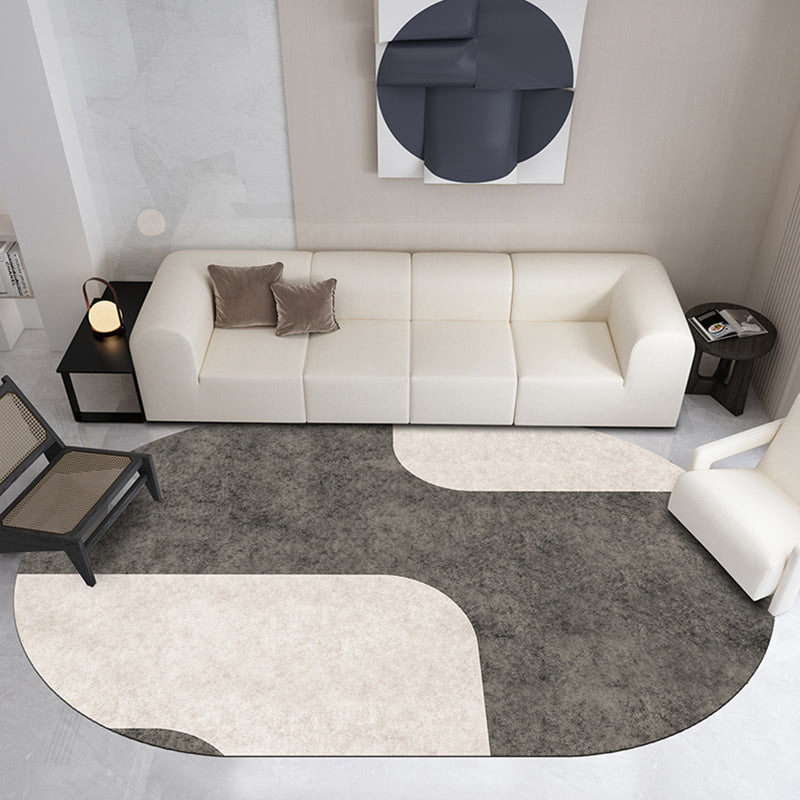 Trendy Home Decor Rug Multi-Colored Color Block Indoor Rug Cotton Blend Machine Washable Easy Care Carpet Clearhalo 'Area Rug' 'Rug' 2296044