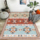 Western Decoration Rug Multi Colored Color Block Indoor Rug Cotton ...