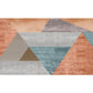 Western Home Decor Rug Multi Colored Painting Indoor Rug Cotton Blend Easy Care Washable Area Rug Blue-Brown Clearhalo 'Area Rug' 'Rug' 2296107