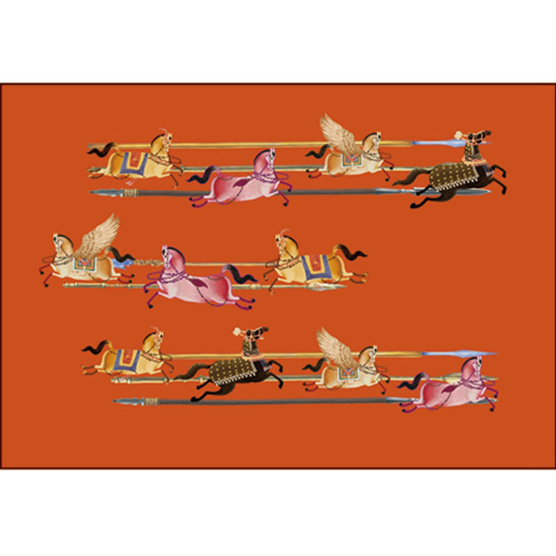 Modern Bedroom Rug Multi Colored Animal Print Indoor Rug Polyster Non-Slip Backing Pet Friendly Carpet Orange-Red Clearhalo 'Area Rug' 'Rug' 2296131