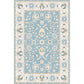 Vintage Living Room Rug Multi Colored Flower Printed Indoor Rug Polyster Easy Care Pet Friendly Carpet Blue Clearhalo 'Area Rug' 'Moroccan' 'Rugs' Rug' 2296167