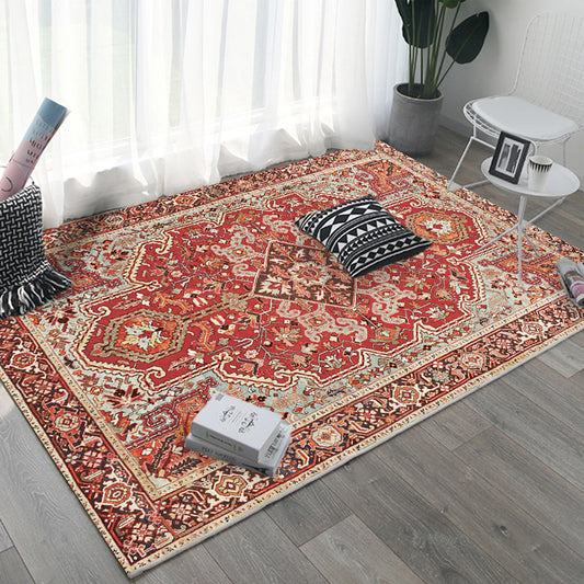 Retro Multicolor Moroccan Rug Polyster Geo Pattern Indoor Rug Anti-Slip Backing Pet Friendly Area Carpet for Bedroom Clearhalo 'Area Rug' 'Moroccan' 'Rugs' Rug' 2296203