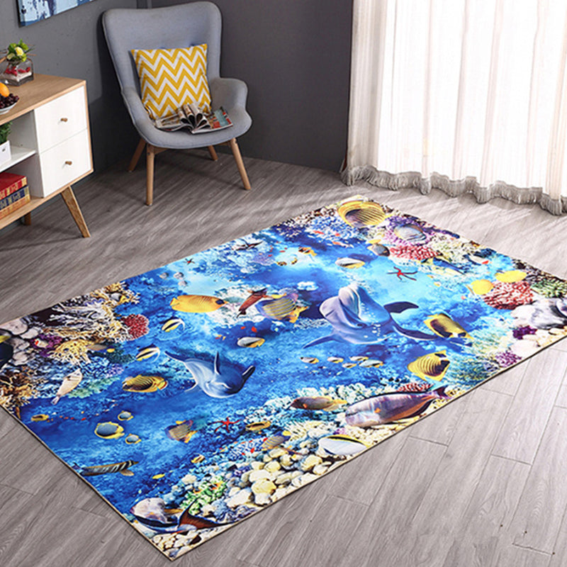 Modern Home Decoration Rug Multicolor Geography Area Rug Polyster Easy Care Washable Indoor Rug Clearhalo 'Area Rug' 'Rug' 2296266