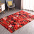Modern Home Decoration Rug Multicolor Geography Area Rug Polyster Easy Care Washable Indoor Rug Red Clearhalo 'Area Rug' 'Rug' 2296275