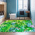 Multi Color Decoration Rug Calming Plant Printed Area Rug Polypropylene Easy Care Machine Washable Carpet Aqua Clearhalo 'Area Rug' 'Rug' 2296312