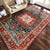 Multicolored Geometric Pattern Rug Polypropylene Retro Area Carpet Anti-Slip Backing Pet Friendly Rug for Home Red Clearhalo 'Area Rug' 'Moroccan' 'Rugs' Rug' 2296405