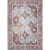Vintage Living Room Rug Multi Colored Flower Printed Indoor Rug Polyster Pet Friendly Machine Washable Carpet Light Red Clearhalo 'Area Rug' 'Moroccan' 'Rugs' Rug' 2296415