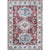 Vintage Living Room Rug Multi Colored Flower Printed Indoor Rug Polyster Pet Friendly Machine Washable Carpet Red Clearhalo 'Area Rug' 'Moroccan' 'Rugs' Rug' 2296419