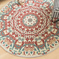 Moroccan Home Decor Rug Multi Colored Flower Indoor Rug Synthetics Anti-Slip Backing Washable Carpet Clearhalo 'Area Rug' 'Moroccan' 'Rugs' Rug' 2296423