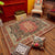 Multi Color Flower Rug Polyster Antique Area Carpet Anti-Slip Backing Pet Friendly Indoor Rug for Living Room Red Brown Clearhalo 'Area Rug' 'Moroccan' 'Rugs' Rug' 2296433