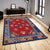 Multi Colored Persian Rug Synthetics Flower Printed Indoor Rug Anti-Slip Backing Pet Friendly Carpet for Decoration Dark Red Clearhalo 'Area Rug' 'Moroccan' 'Rugs' Rug' 2296454