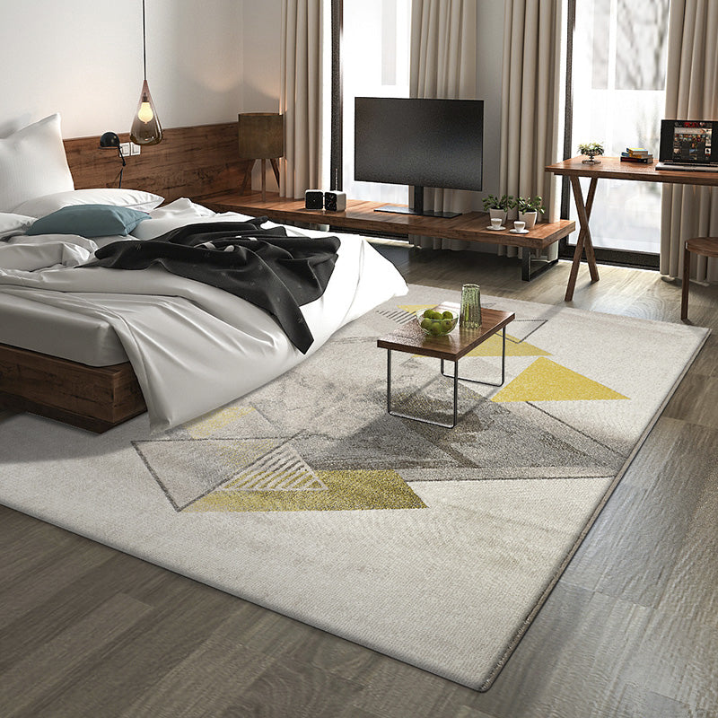 Multi Colored Nordic Rug Polyster Geometric Pattern Indoor Rug Pet Friendly Anti-Slip Backing Area Carpet for Living Room Clearhalo 'Area Rug' 'Modern' 'Rugs' Rug' 2300058