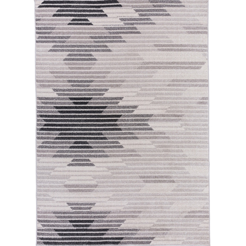 Modern Geometric Rug Multi Colored Polyster Indoor Rug Non-Slip Backing Pet Friendly Area Carpet for Living Room Grey 5'3" x 7'7" Clearhalo 'Area Rug' 'Modern' 'Rugs' Rug' 2300179