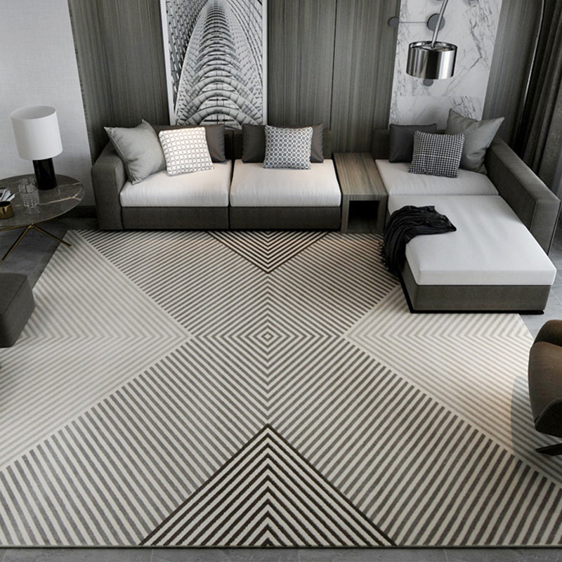 Multi Colored Modern Rug Polypropylene Geometric Area Carpet Anti-Slip Backing Pet Friendly Indoor Rug for Parlor Clearhalo 'Area Rug' 'Modern' 'Rugs' Rug' 2300204