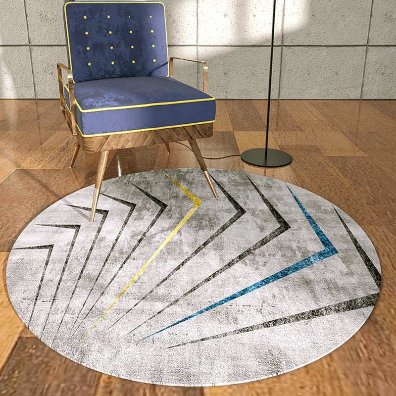 Natural Geometric Pattern Rug Multi Colored Polyster Area Carpet Non-Slip Backing Pet Friendly Indoor Rug for Parlor Light Khaki Clearhalo 'Area Rug' 'Modern' 'Rugs' Rug' 2300234
