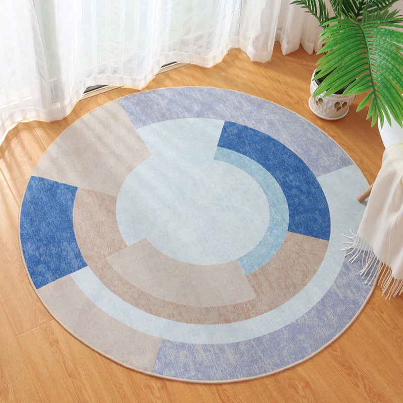 Cute Bedroom Rug Multi Colored Cartoon Printed Area Carpet Synthetics Non-Slip Backing Washable Indoor Rug Light Brown Clearhalo 'Area Rug' 'Modern' 'Rugs' Rug' 2300257
