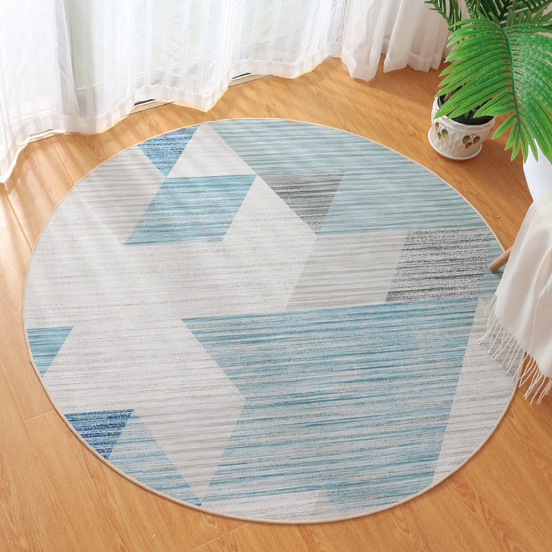 Cute Bedroom Rug Multi Colored Cartoon Printed Area Carpet Synthetics Non-Slip Backing Washable Indoor Rug Light Green Clearhalo 'Area Rug' 'Modern' 'Rugs' Rug' 2300265