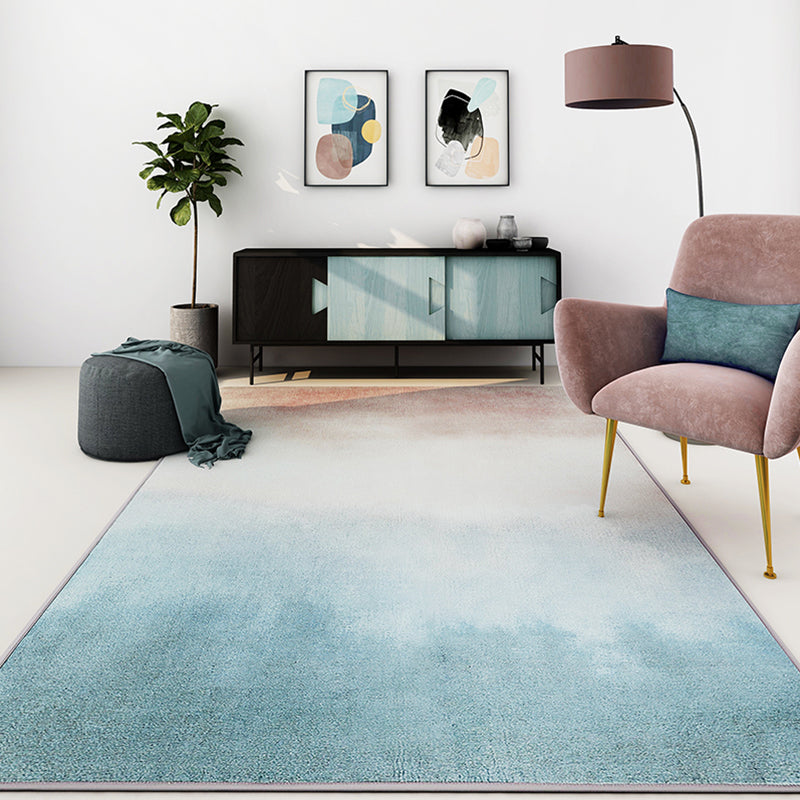 Modern Decoration Rug Multi Colored Abstract Patterned Area Carpet Polyster Non-Slip Backing Pet Friendly Rug Gray Blue Clearhalo 'Area Rug' 'Modern' 'Rugs' Rug' 2300336