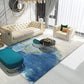 Modern Room Rug Multi Colored Abstract Pattern Rug Polypropylene Non-Slip Pet Friendly Carpet Sky Blue Clearhalo 'Area Rug' 'Modern' 'Rugs' Rug' 2300390