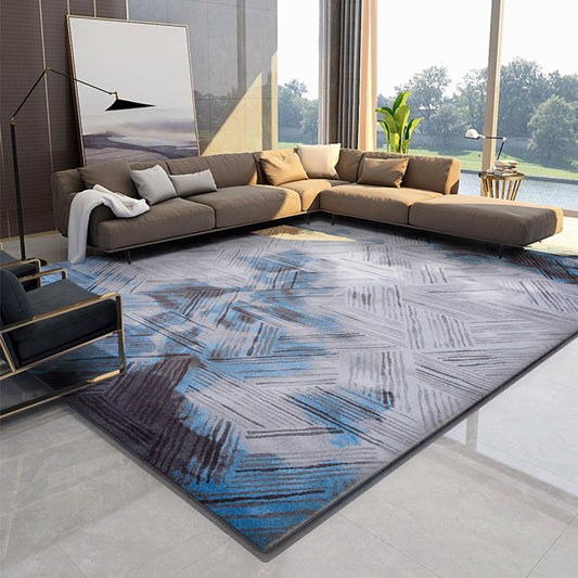 Novelty Decoration Rug Multi Colored Abstract Printed Indoor Rug Pet Polyster Friendly Easy Care Washable Area Carpet Clearhalo 'Area Rug' 'Modern' 'Rugs' Rug' 2300400