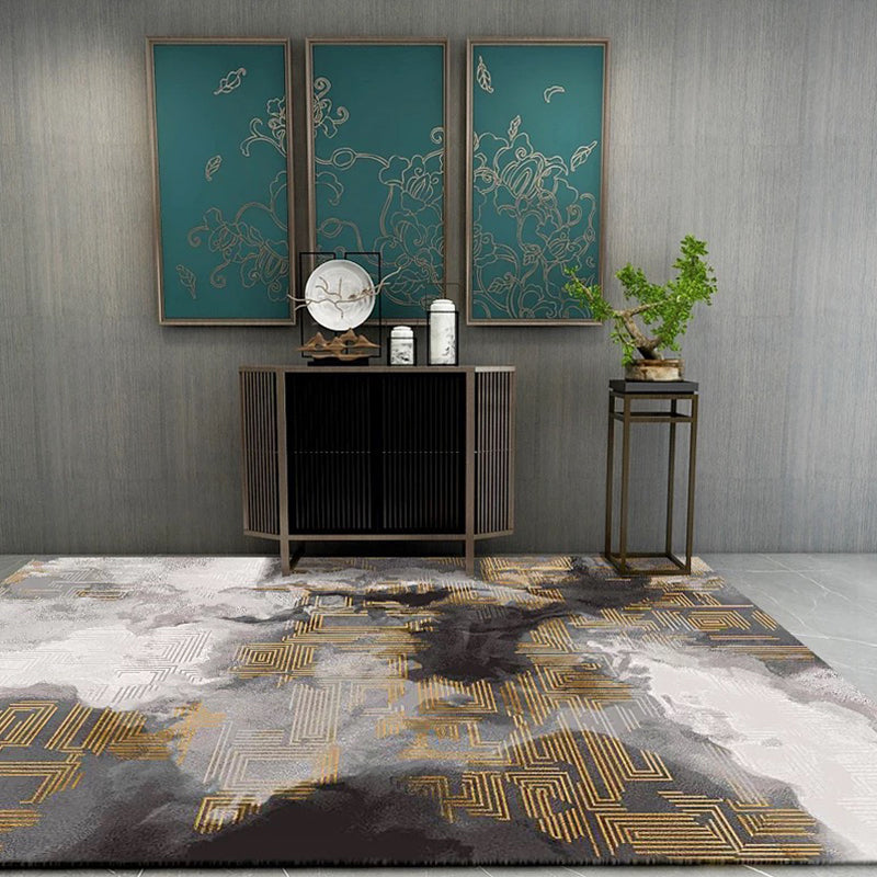 Novelty Decoration Rug Multi Colored Abstract Printed Indoor Rug Pet Polyster Friendly Easy Care Washable Area Carpet Clearhalo 'Area Rug' 'Modern' 'Rugs' Rug' 2300405