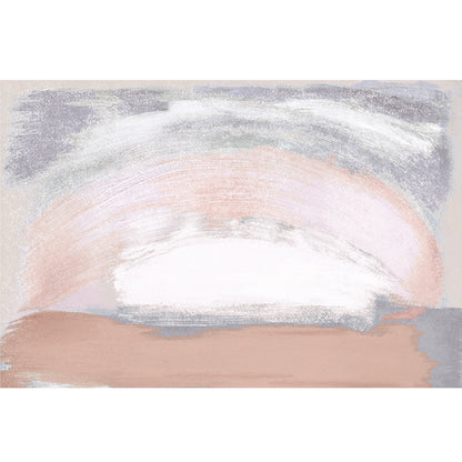 Modern Decoration Rug Multi Colored Abstract Patterned Indoor Rug Synthetics Anti-Slip Pet Friendly Carpet Pink Clearhalo 'Area Rug' 'Modern' 'Rugs' Rug' 2300431