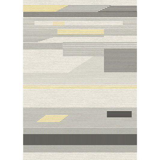Modern Living Room Rug Multi Colored Geometric Indoor Polyster Non-Slip Backing Easy Care Carpet Clearhalo 'Area Rug' 'Modern' 'Rugs' Rug' 2300455