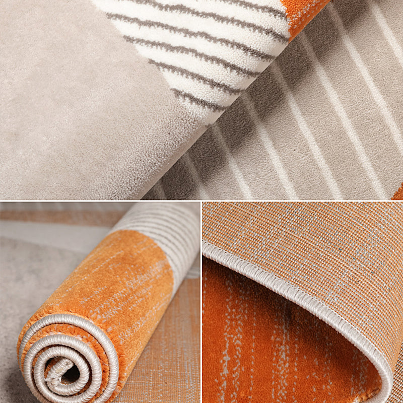 Multi-Colored Decoration Rug Novelty Geometric Printed Area Carpet Polyster Non-Slip Backing Indoor Rug Clearhalo 'Area Rug' 'Modern' 'Rugs' Rug' 2300469
