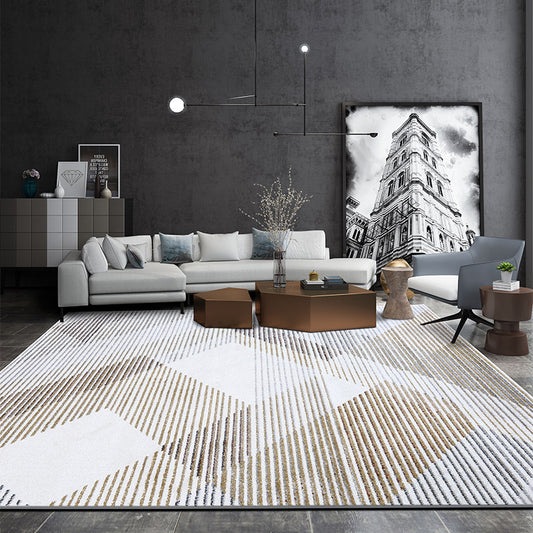 Trendy Decoration Rug Multi Color Geometric Pattern Indoor Rug Polyster Anti-Slip Backing Pet Friendly Carpet Clearhalo 'Area Rug' 'Modern' 'Rugs' Rug' 2300542