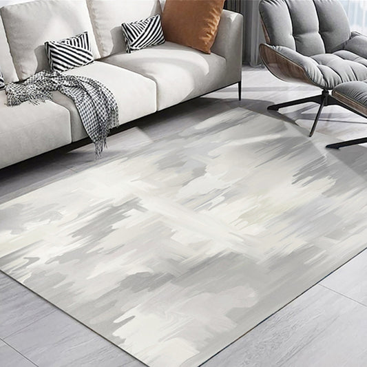 Modern Living Room Rug Multi Colored Abstact Print Indoor Rug Cotton Blend Easy Care Pet Friendly Area Carpet Clearhalo 'Area Rug' 'Modern' 'Rugs' Rug' 2300653