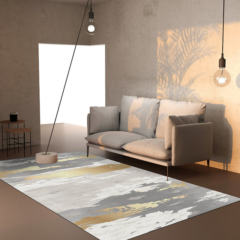 Unique Decoration Rug Multi Color Abstract Pattern Indoor Rug Cotton Blend Easy Care Pet Friendly Carpet Clearhalo 'Area Rug' 'Modern' 'Rugs' Rug' 2300717