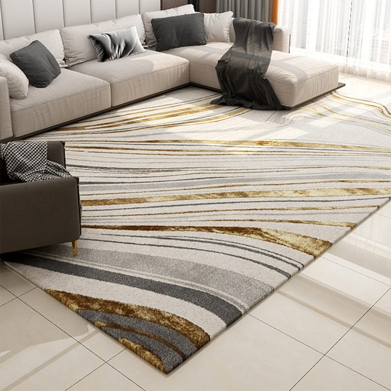 Multi Colored Calming Rug Polypropylene Abstract Pattern Indoor Rug Easy Care Stain-Resistant Carpet for Living Room Clearhalo 'Area Rug' 'Modern' 'Rugs' Rug' 2300724