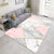 Multicolored Geometric Rug Cotton Blend Contemporary Indoor Rug Easy Care Pet Friendly Carpet for Decoration Gray-Pink Clearhalo 'Area Rug' 'Modern' 'Rugs' Rug' 2300744