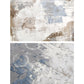 Industrial Living Room Rug Multi Colored Abstract Printed Indoor Rug Polyster Easy Care Pet Friendly Area Carpet Gray Blue Clearhalo 'Area Rug' 'Rug' 2301061