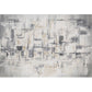 Cyberpunk Living Room Rug Multi Colored Abstract Patterned Area Carpet Polyster Easy Care Pet Friendly Indoor Rug Grey Clearhalo 'Area Rug' 'Rug' 2301065