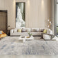 Modern Parlor Rug Multi Colored Abstract Printed Area Rug Cotton Blend Stain-Resistant Easy Care Indoor Rug Light Gray-White Clearhalo 'Area Rug' 'Rug' 2301093